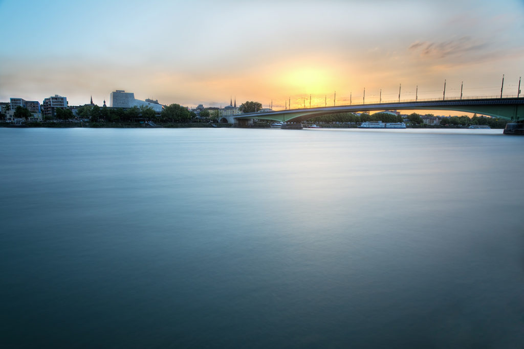 Bonn at sunset